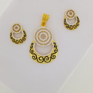 black Pendant set