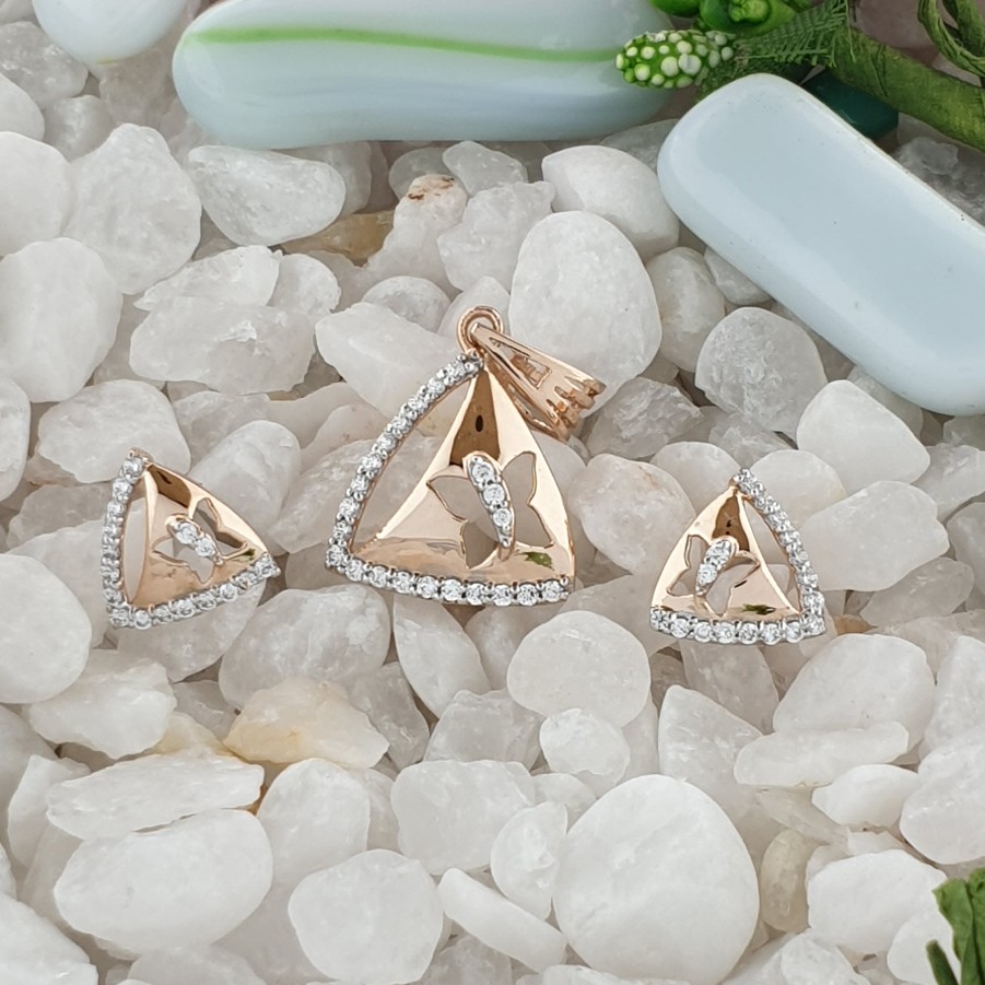 Butterfly Pendant set