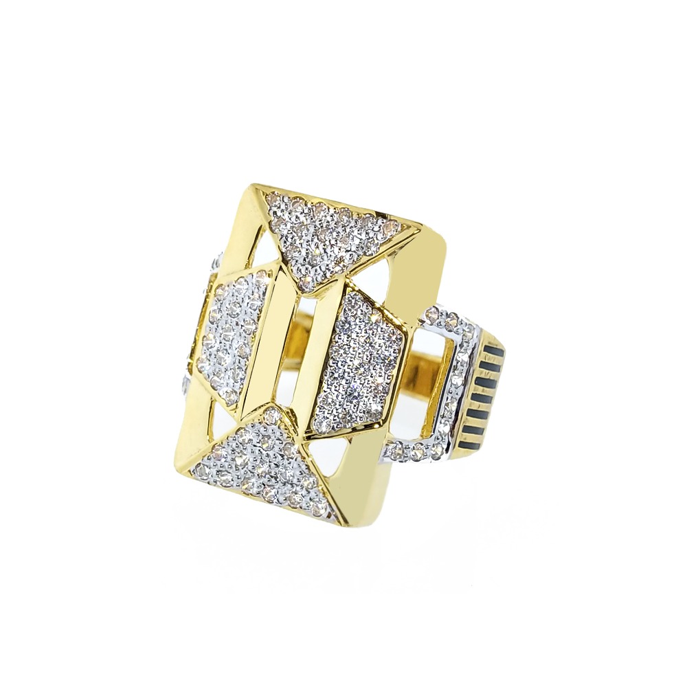 22KT Gold Fancy Ring For Men SO-R004