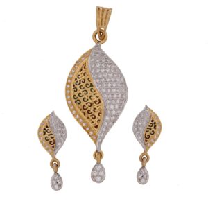 22KT Gold Attractive Pendant Set
