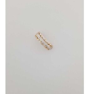 18 KT / 750 CZ Indian Ladies Ring
