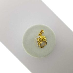 22KT Yellow Gold Attractive Cubic Zirconia pendant