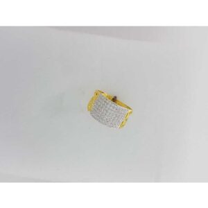 22KT Yellow Gold Studded Designer Ring
