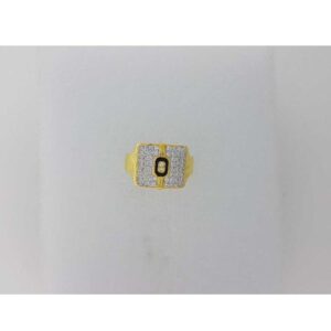 916 Yellow Gold Gents Stylish Ring