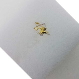 22KT Yellow Gold Cubic Zirconia ladies Ring
