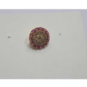 18K Gold Indian Fancy Nosepin