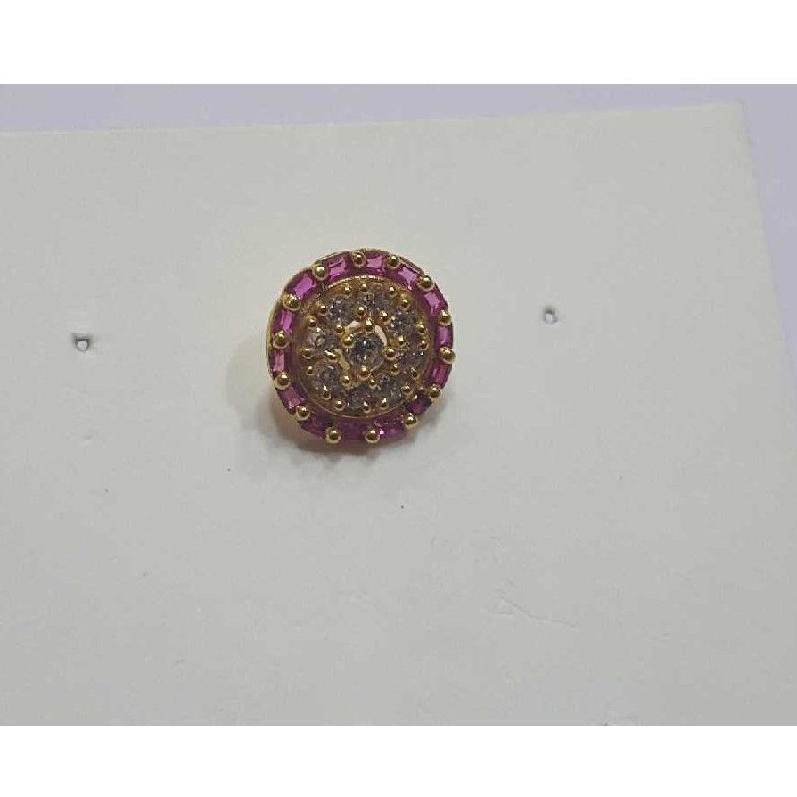 18K Gold Indian Fancy Nosepin