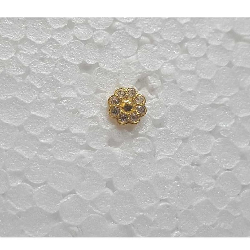 18K Yellow Gold Indian Flower Nosepin
