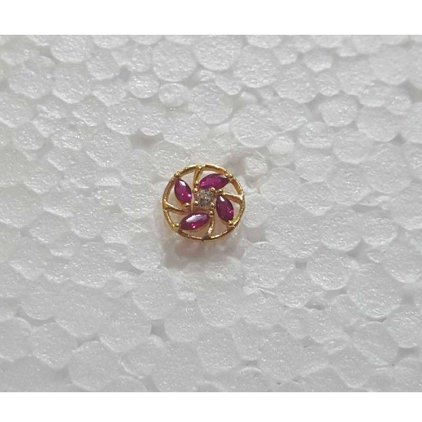 18K / 750 Gold Indian Diamond Nosepin (Nath)