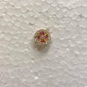 18K / 750 Gold Ladies Indian Designer Nosepin