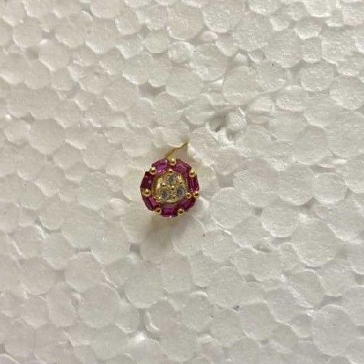 18K / 750 Gold Indian Plain Nosepin