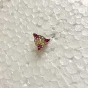 18K / 750 Gold Ladies Indian Diamond Nosepin