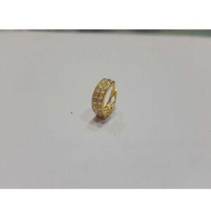 750 Yellow Gold Ladies Indian Saniya Fancy Bali