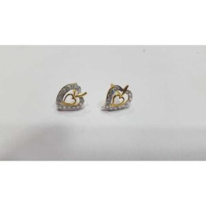 18KT Yellow Gold Kids Indian Leaf Shaped Tops