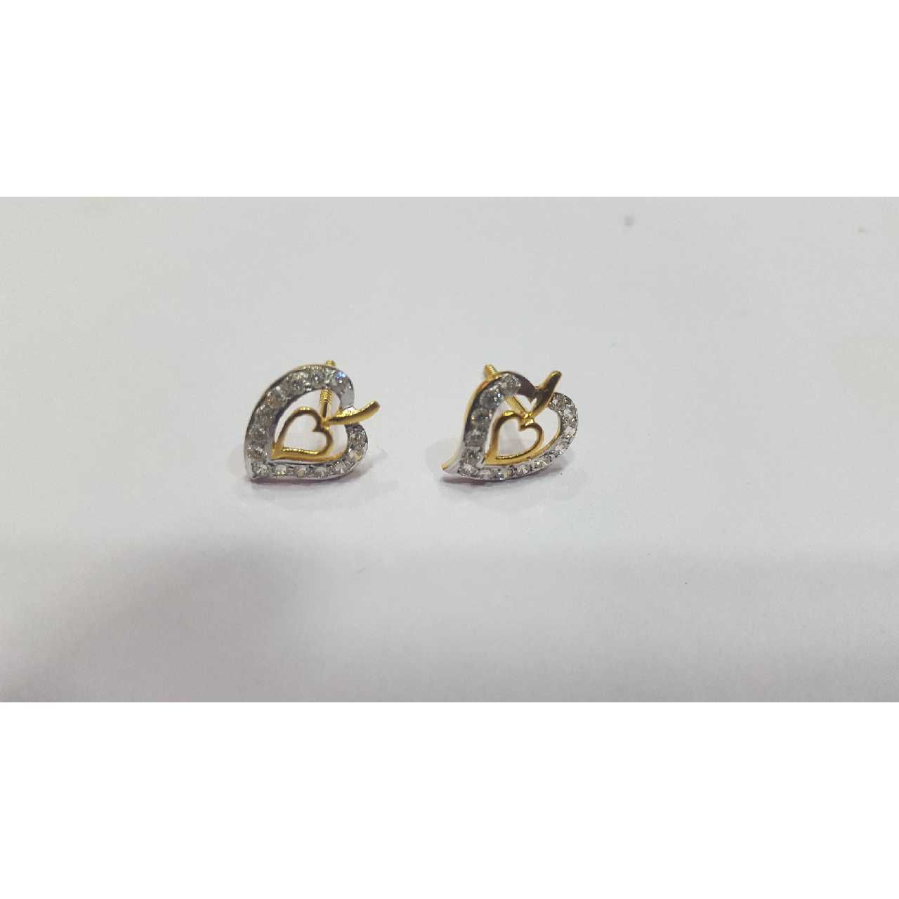 18KT Yellow Gold Kids Indian Leaf Shaped Tops