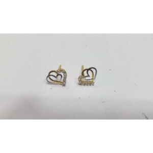 18KT Gold Kids Indian Heart Shaped Tops