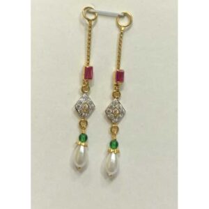 18KT Yellow Gold Ladies Designer Indian Latkan