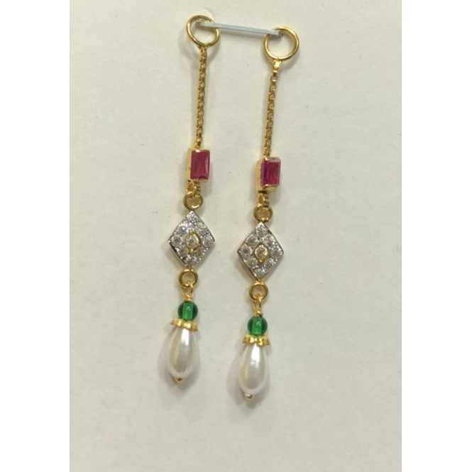18KT Yellow Gold Ladies Designer Indian Latkan