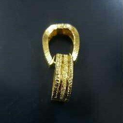 22K gold Ladies Indian Fancy UV Bali Yellow