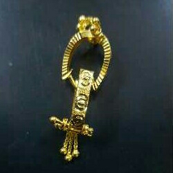 22K Gold Ladies Indian Fancy UV Bali Yellow