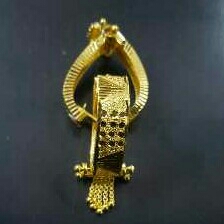 22K Gold Ladies Indian Fancy UV Bali Yellow