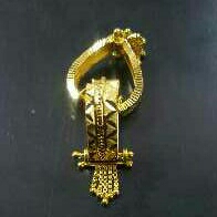 22K Gold Ladies Indian Fancy UV Bali Yellow