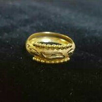 22K Gold Ladies Indian Fancy Ring