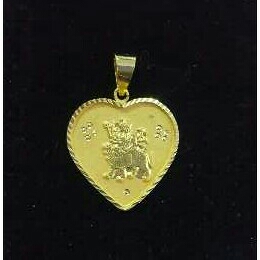 22K Gold Indian Fancy pendants Yellow