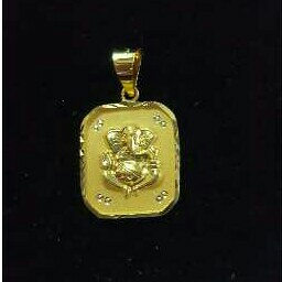 22K Gold Indian Fancy pendants Yellow