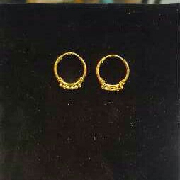 22K Gold Indian Fancy Plaster bali Yellow