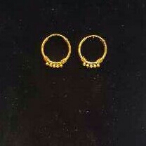 22K Gold Indian Fancy Plaster bali Yellow