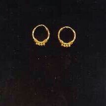 22K Gold Indian Fancy Plaster bali Yellow