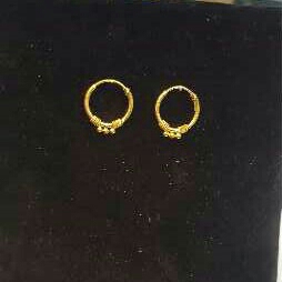 22K Gold Indian Fancy Plaster bali Yellow