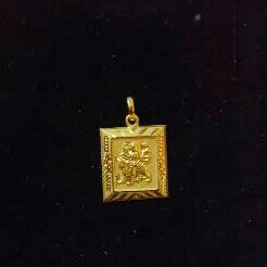 22K Gold Indian Fancy Pendant Yellow