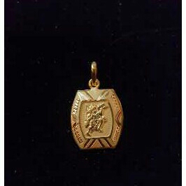 22K Gold Indian Fancy Pendant Yellow