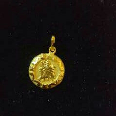 22K Gold Indian Fancy Pendant Yellow