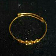 22K Gold Kids Indian Fancy Kadli Yellow