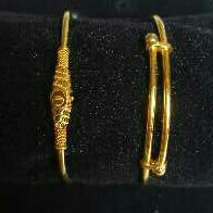 22k Gold Kids Indian Fancy kadli Yellow