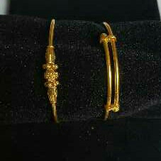 22K Gold Kids Indian Fancy Kadli Yellow