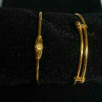 22K Gold Kids Indian Fancy kadli Yellow