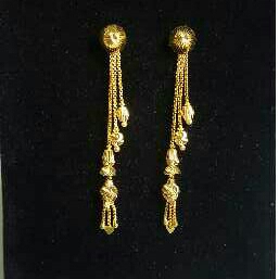 Gold Ladies Vertical Fancy tops Yellow