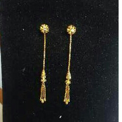 Gold Ladies Indian Fancy Tops Yellow