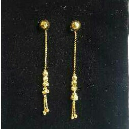 Gold Ladies Vertical Fancy Tops Yellow