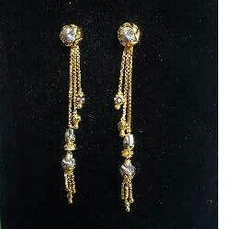 Gold Ladies Indian Fancy Tops Yellow