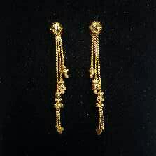 Gold Ladies Vertical Fancy Tops Yellow
