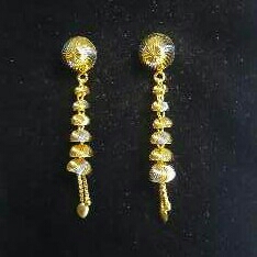 Gold Ladies Vertical Fancy Tops Yellow
