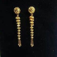 Gold Ladies Indian Fancy Tops Yellow