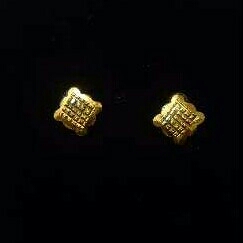 Gold Ladies Indian Fancy tops White