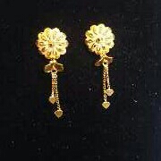 Gold Ladies Vertical Fancy tops Yellow