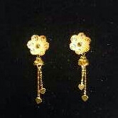 Gold Ladies Vertical Fancy tops Yellow